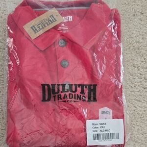 Duluth Trading Co Men's Polo in Vibrant Red